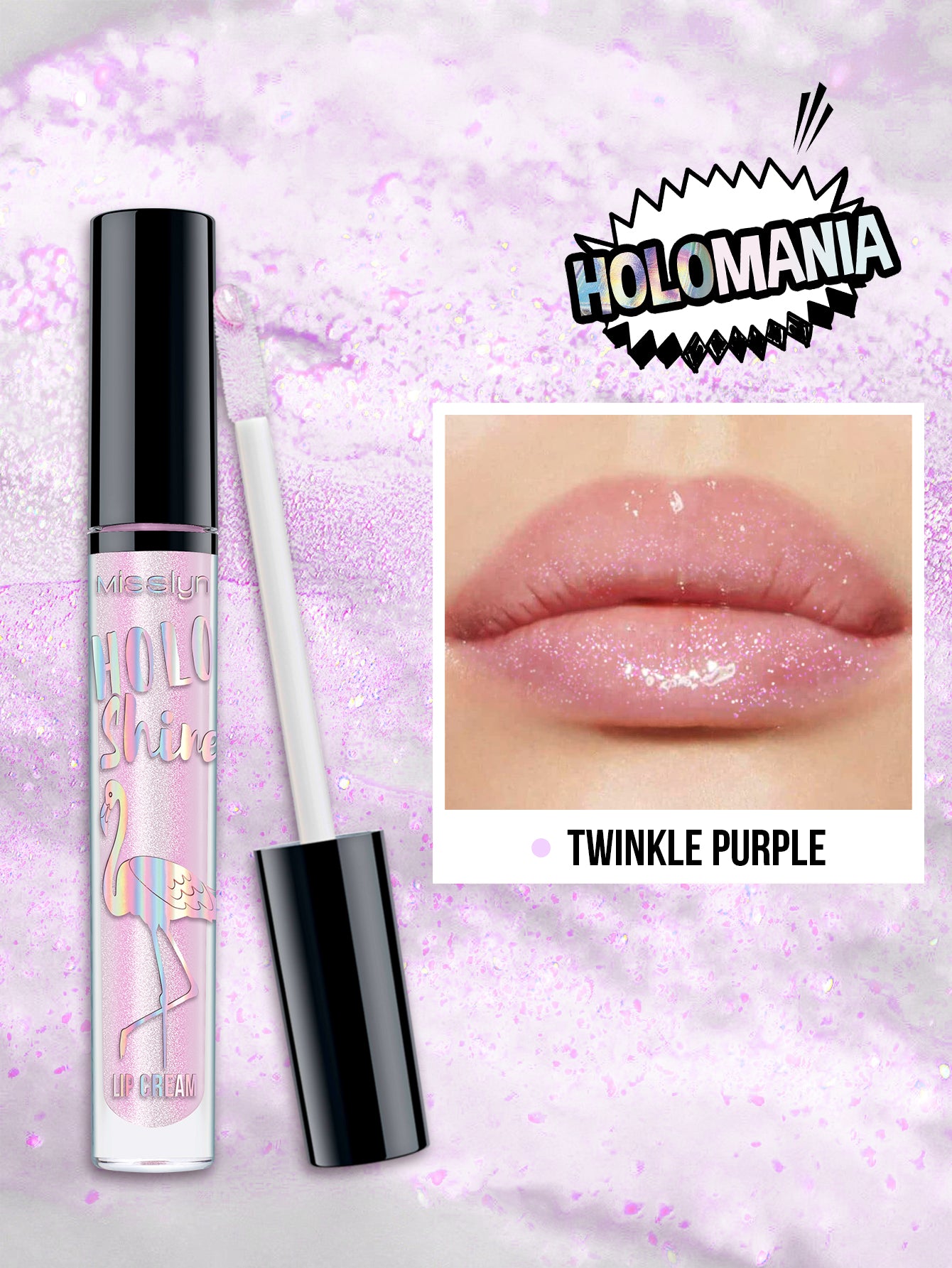 MISSLYN - HOLO SHINE LIP CREAM & TIRAMISU LATTE LIP BALM
