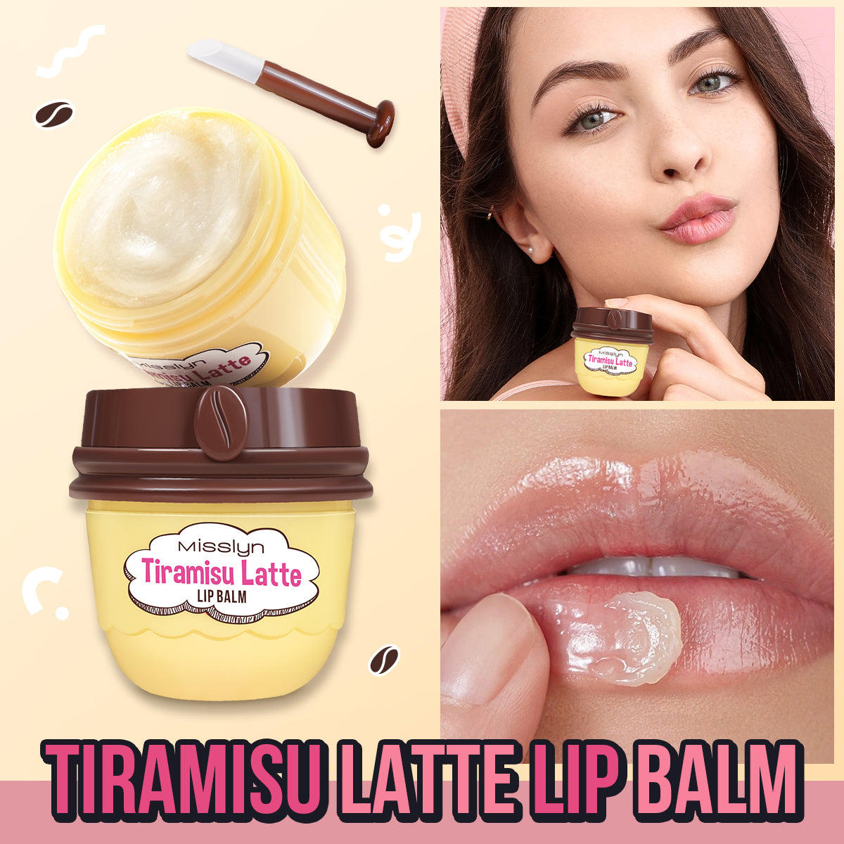 MISSLYN - TIRAMISU LATTE LIP BALM SET BALSAMO LABBRA