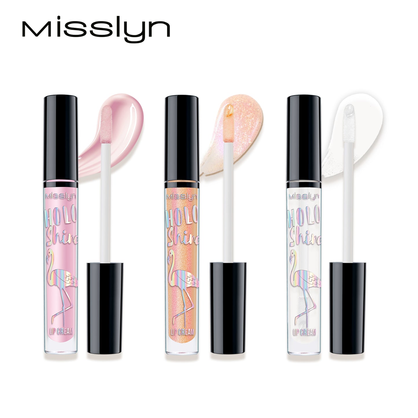 MISSLYN - HOLO SHINE LIP CREAM SET PEARL SHINE
