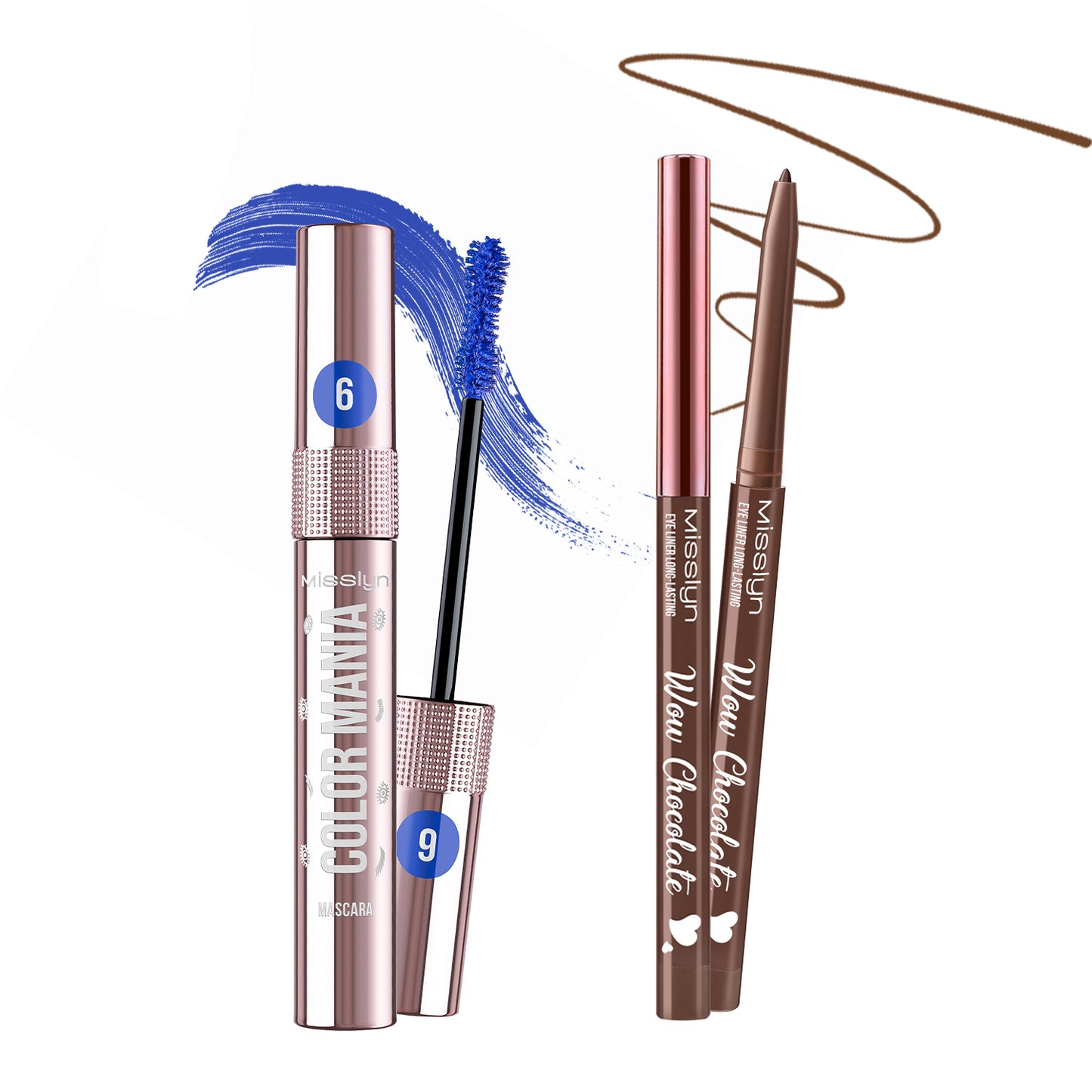 MISSLYN - COLOR MANIA MASCARA & CHOCOLATE EYE LINER