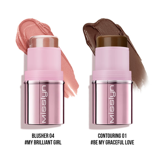 TREAT ME SWEET POWDER BLUSH & PRETTY MERMAID RAINBOW HIGHLIGHTER & BEACH PLEASE! BRONZING & CONTOURING POWDER