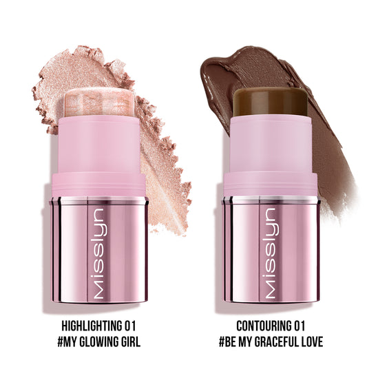YOU GLOW GIRL! MULTI STICK & SHAPING QUEEN HIGHLIGHT AND CONTOUR STICK SET