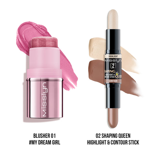 YOU GLOW GIRL! MULTI STICK & SHAPING QUEEN HIGHLIGHT AND CONTOUR STICK SET 2
