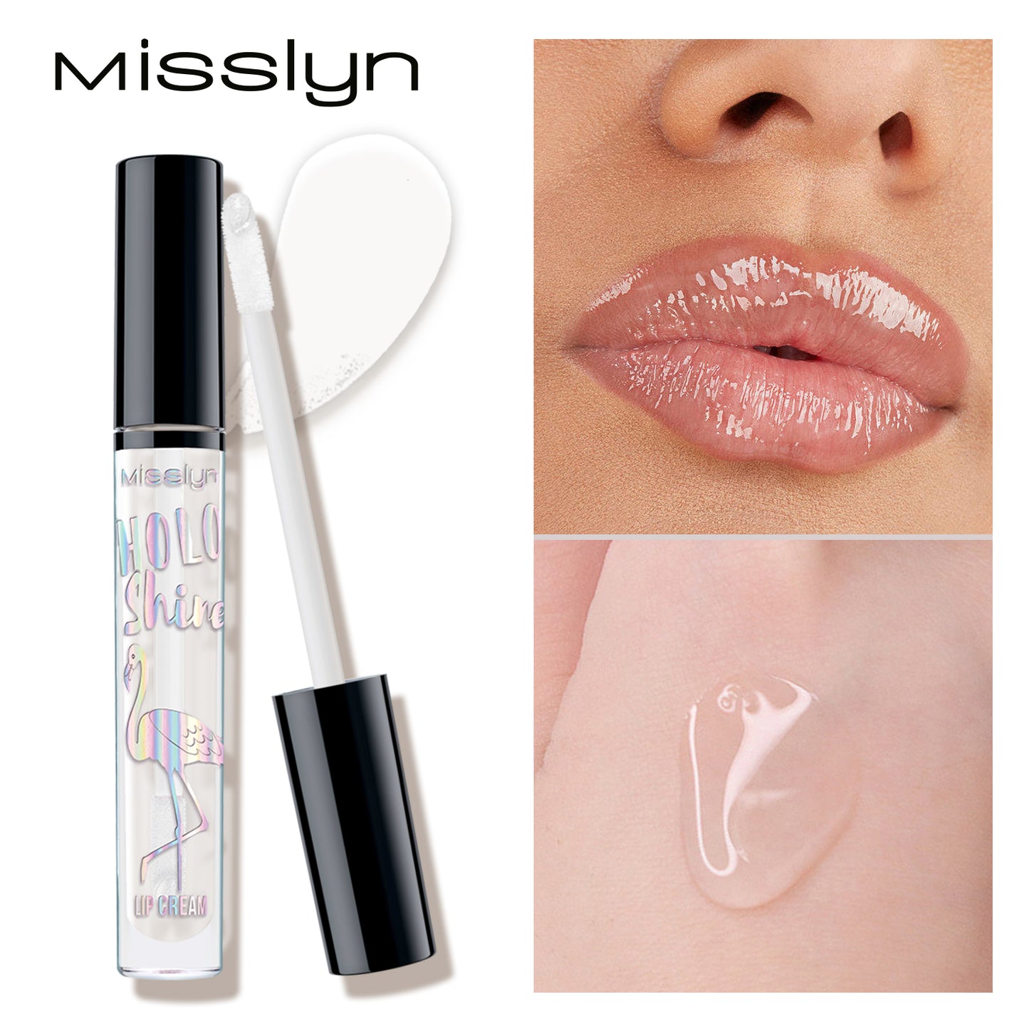MISSLYN - HOLO SHINE LIP CREAM SET PEARL SHINE