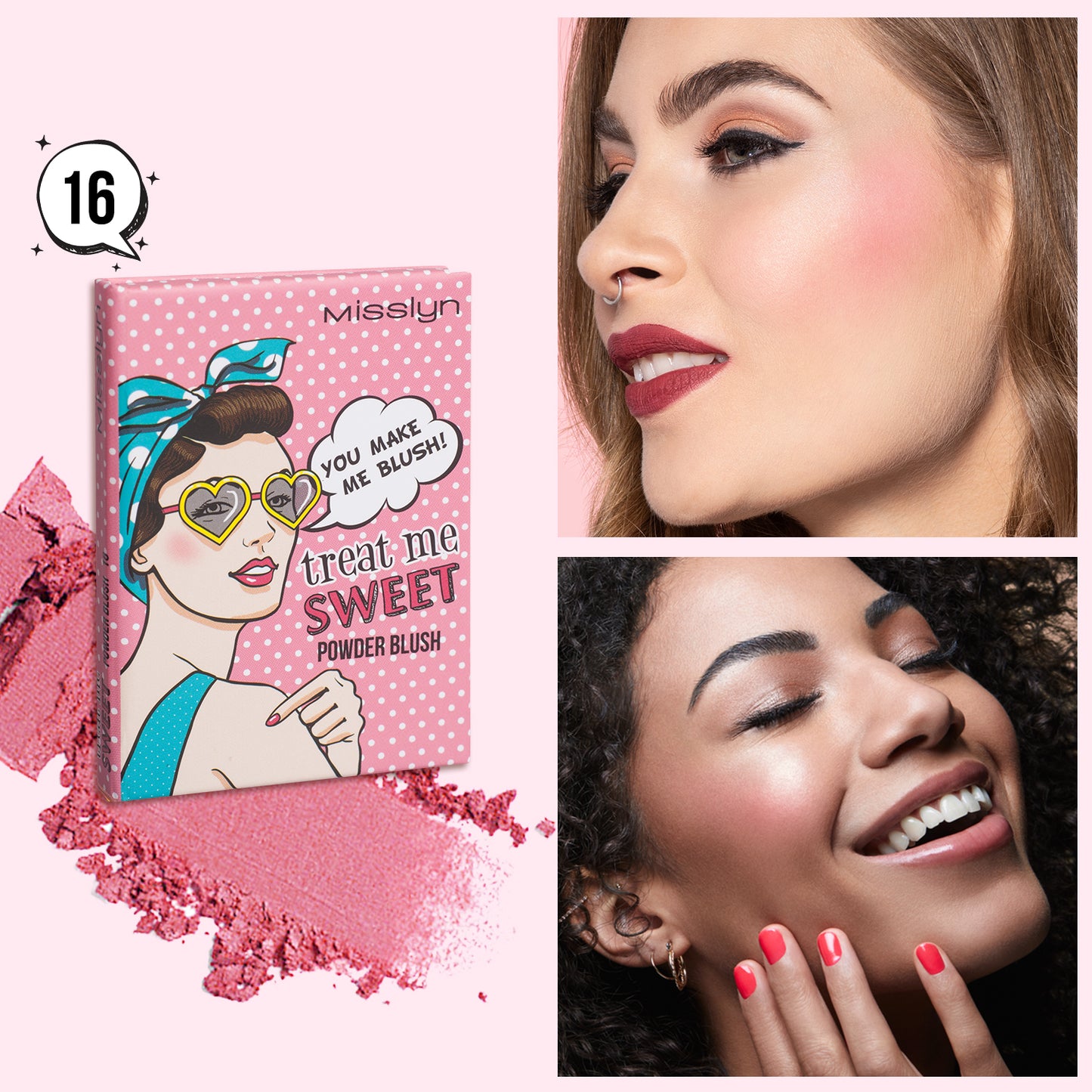 MISSLYN - TREAT ME SWEET VELVET POWDER BLUSH SET