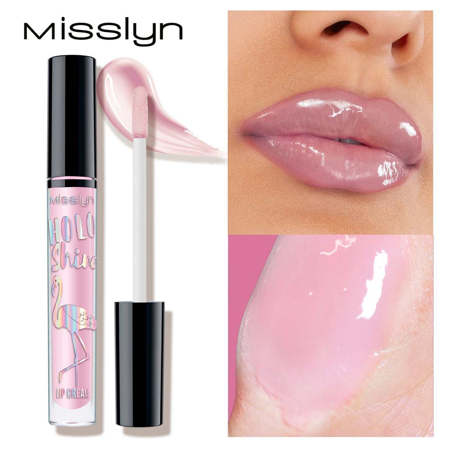 MISSLYN - HOLO SHINE LIP CREAM SET PEARL SHINE