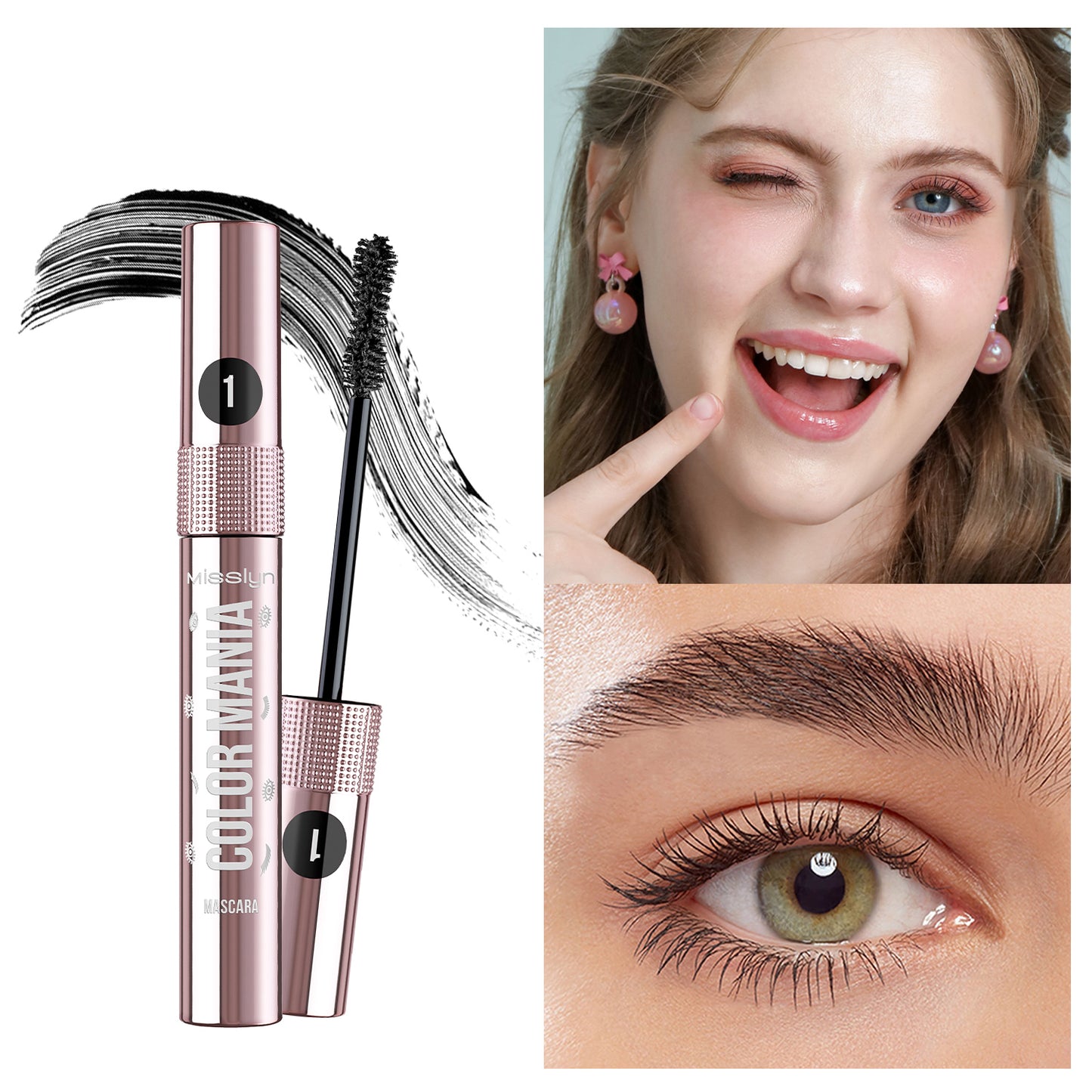 MISSLYN - COLOR MANIA MASCARA & CHOCOLATE EYE LINER