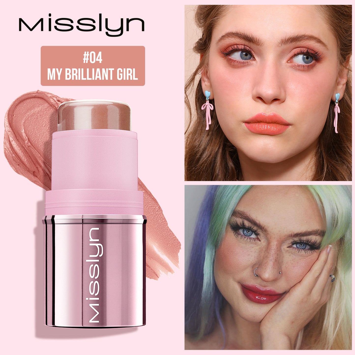 TREAT ME SWEET POWDER BLUSH & PRETTY MERMAID RAINBOW HIGHLIGHTER & BEACH PLEASE! BRONZING & CONTOURING POWDER