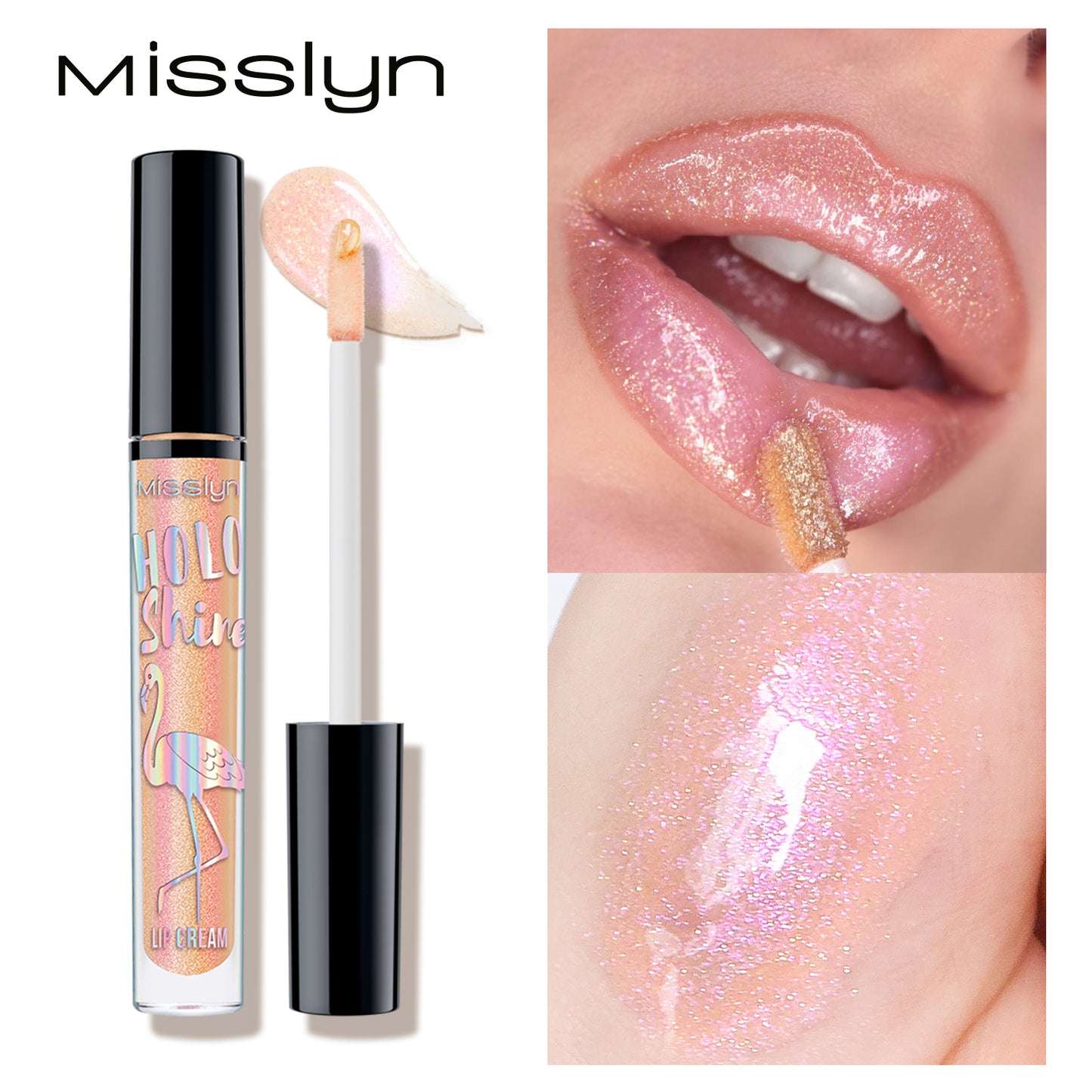 MISSLYN - HOLO SHINE LIP CREAM SET PEARL SHINE