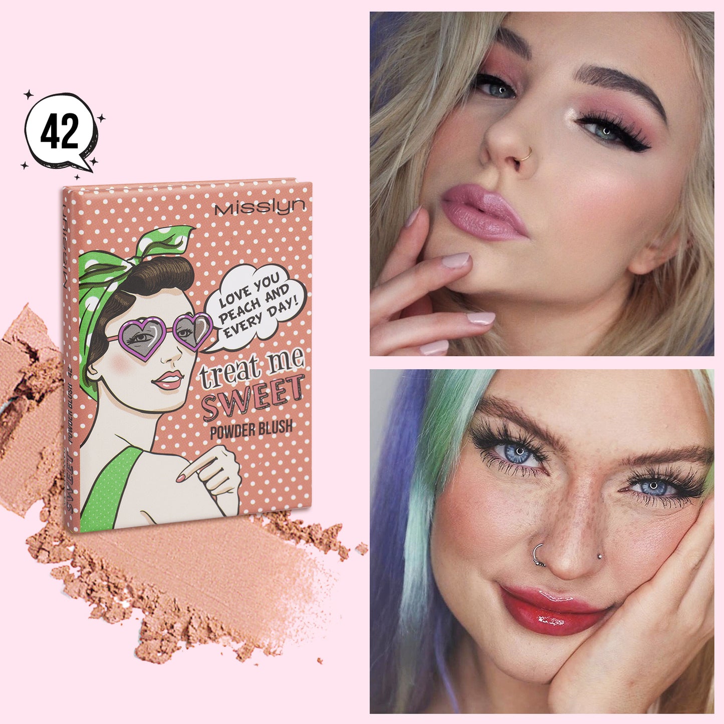 MISSLYN - TREAT ME SWEET VELVET POWDER BLUSH SET