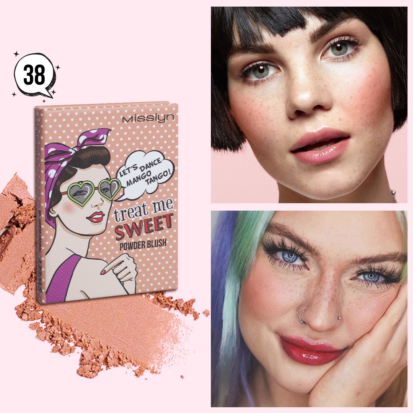 MISSLYN - TREAT ME SWEET VELVET POWDER BLUSH SET