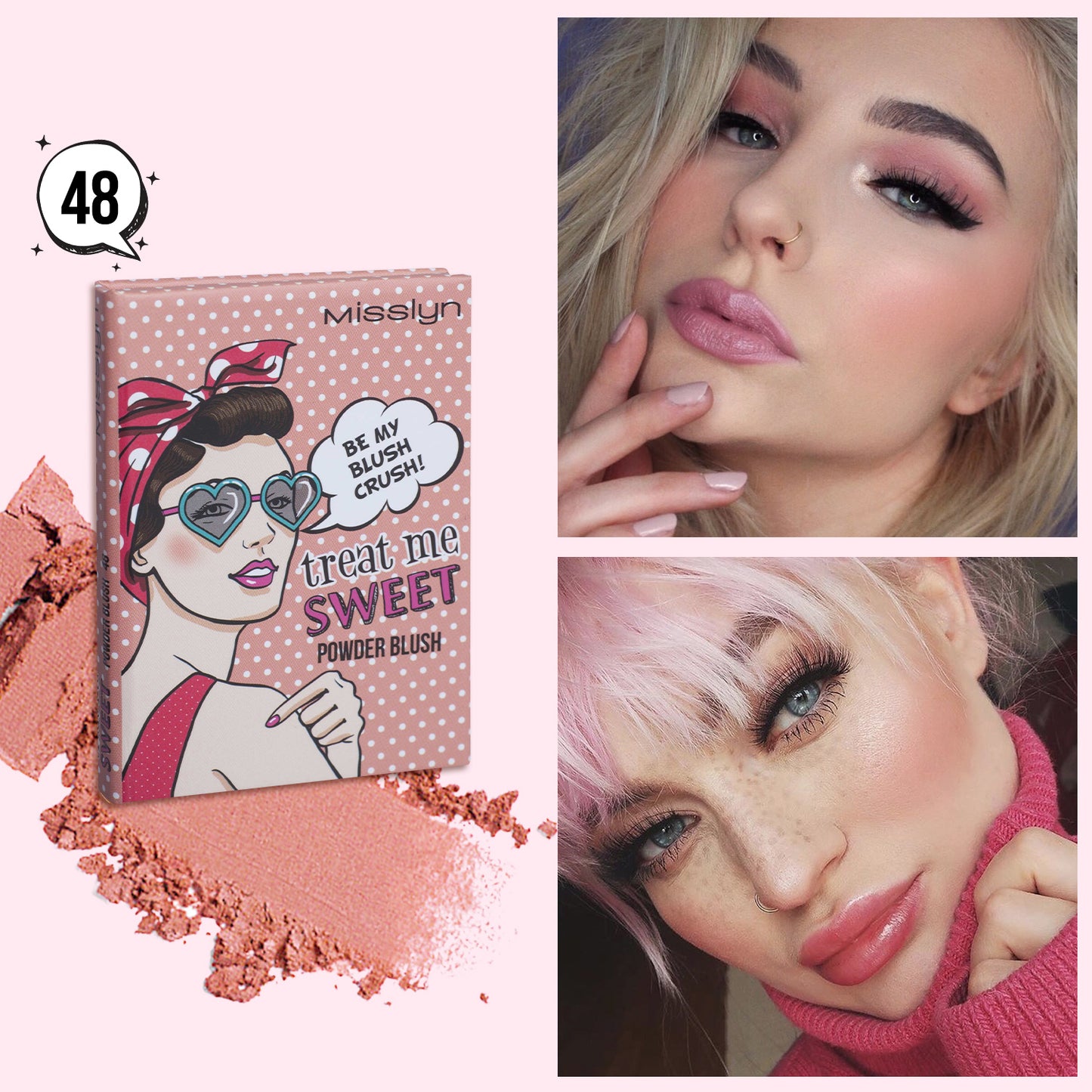 MISSLYN - TREAT ME SWEET VELVET POWDER BLUSH SET