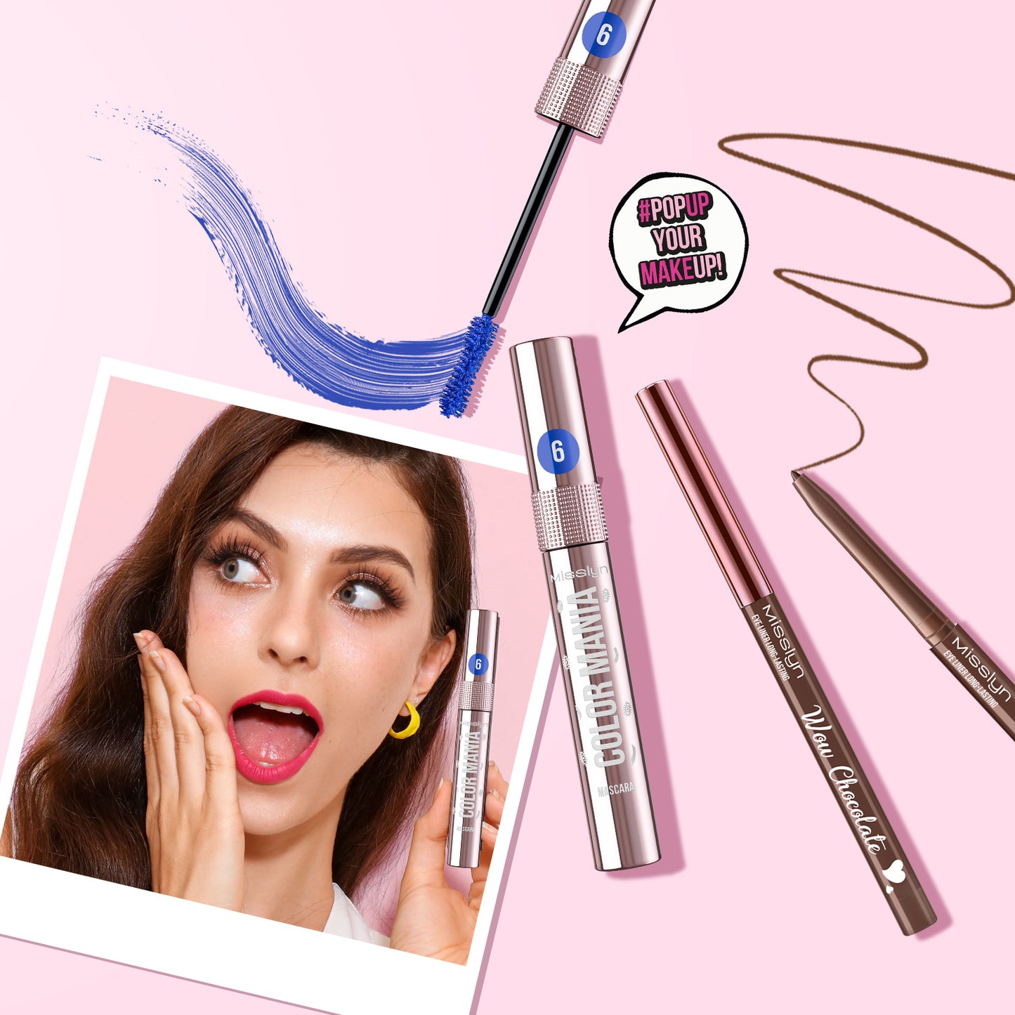 MISSLYN - COLOR MANIA MASCARA & CHOCOLATE EYE LINER