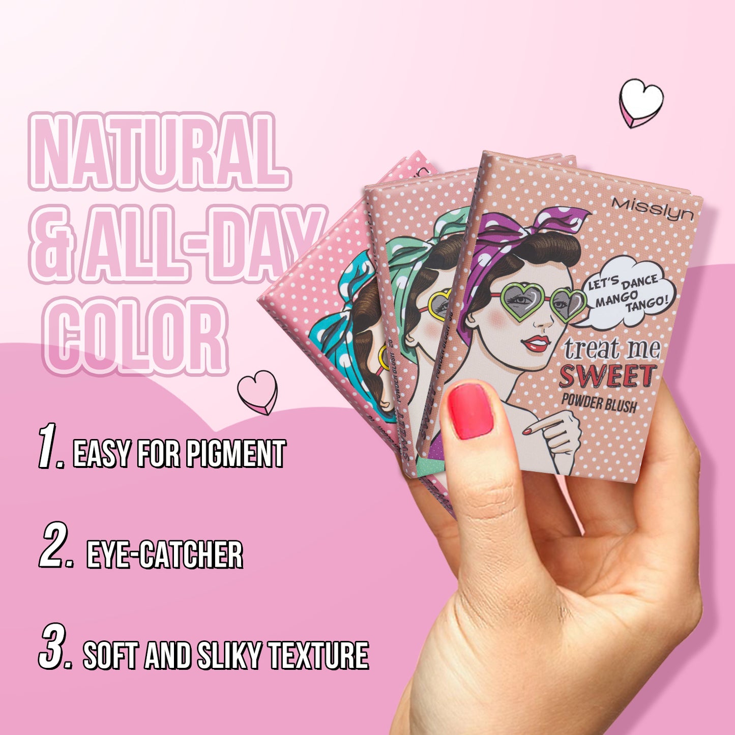 MISSLYN - TREAT ME SWEET VELVET POWDER BLUSH SET