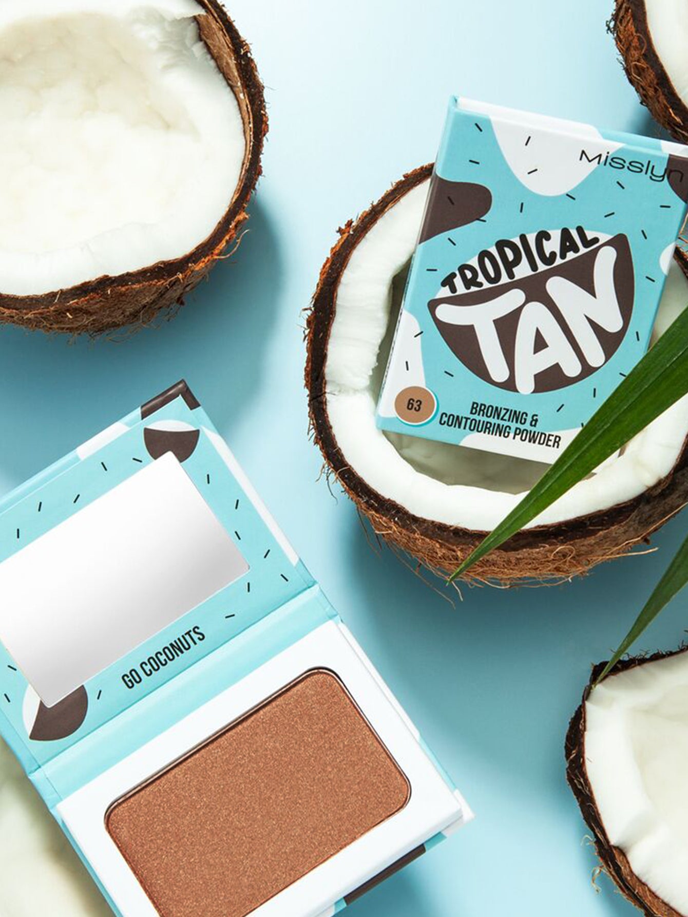 FRUITY BEAUTY STROBING POWDER & TROPICAL TAN BRONZING AND CONTOURING POWDER & POWDER BLUSH