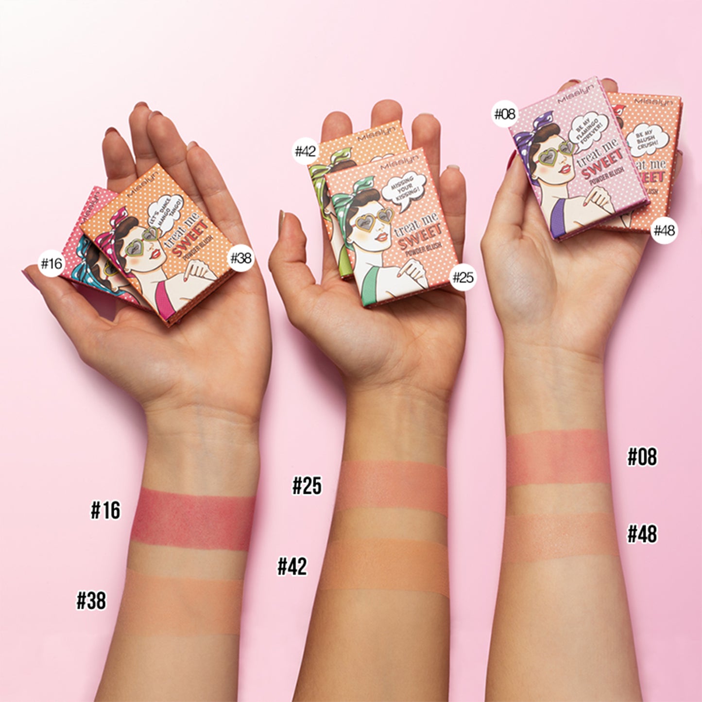 MISSLYN - TREAT ME SWEET VELVET POWDER BLUSH SET